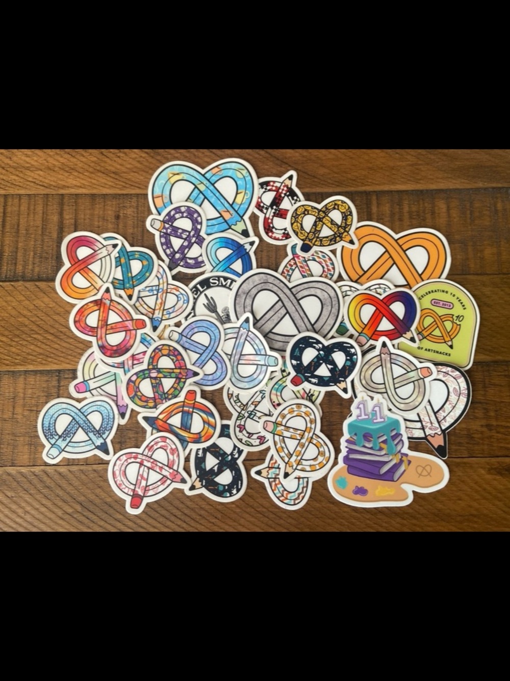 ArtSnacks Vinyl Sticker Lot New